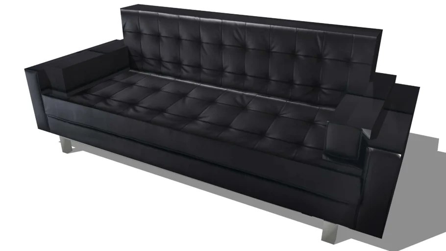 Canapé noir convertible PHOENIX,maisons du monde, Réf. 117.907 Prix:399€