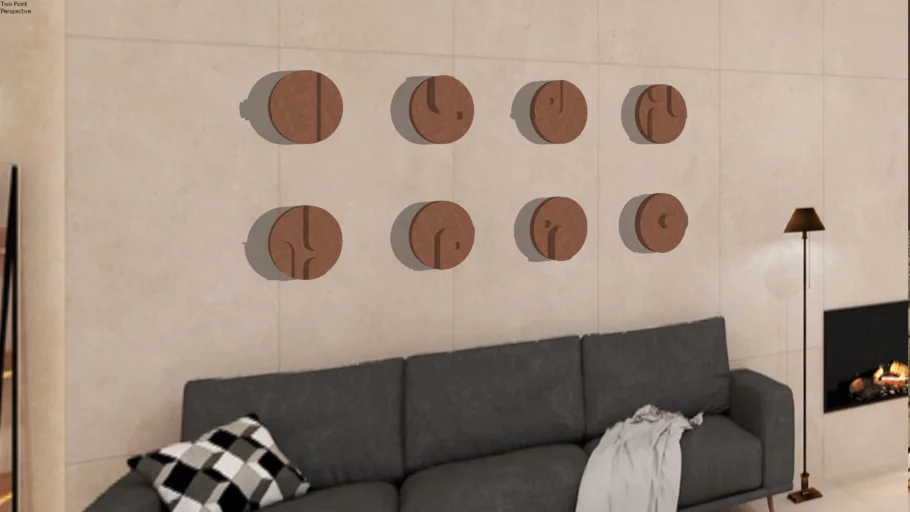 Terracotta wall decors