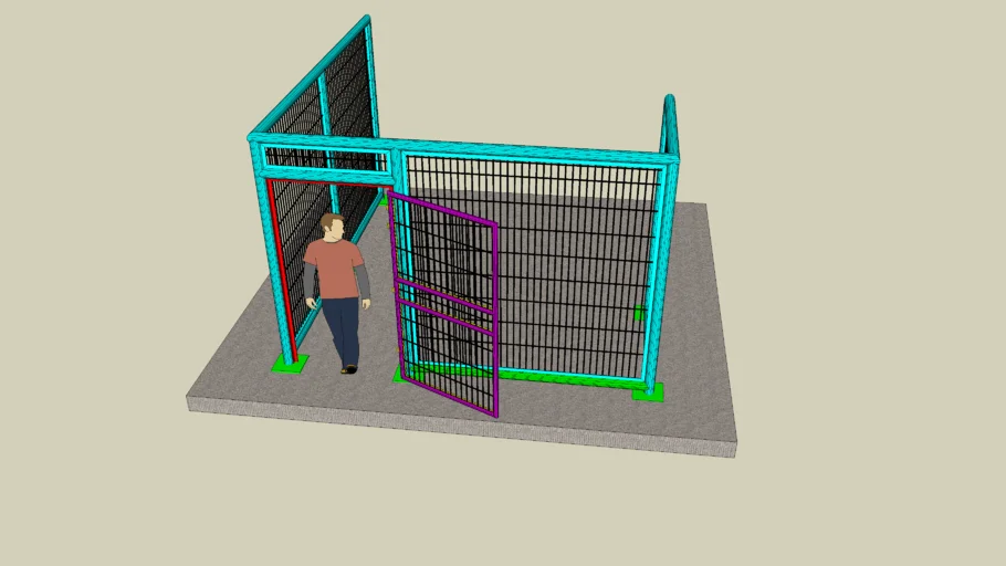 Rejas con puerta