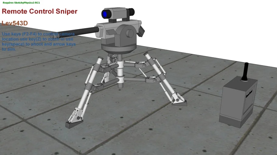 Remote Control Sniper | 3D Warehouse
