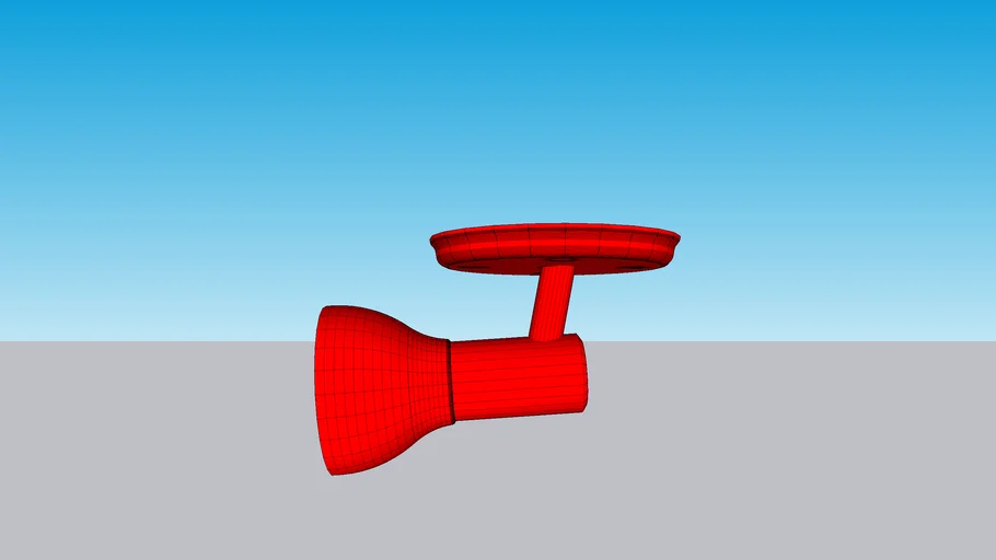 Spot 1 Lâmpada E27 Vermelho