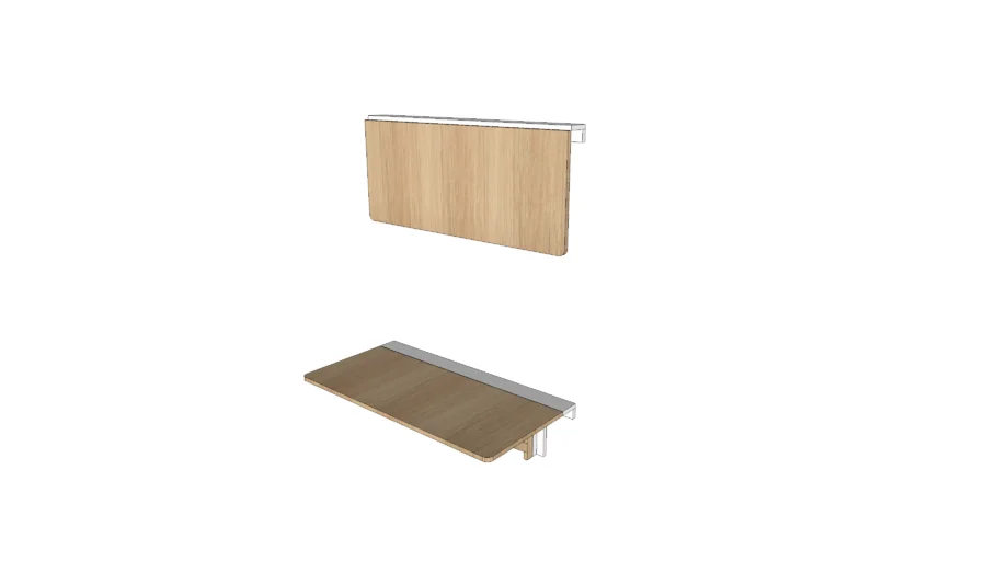 WALL MOUNTED FOLDING TABLE - MEJA LIPAT DINDING