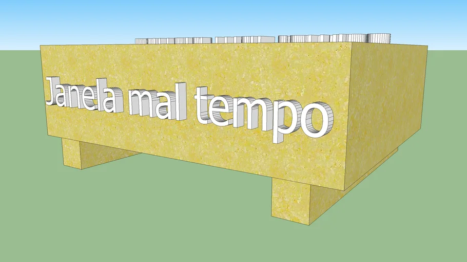 EMBALAGEM Janela mal tempo