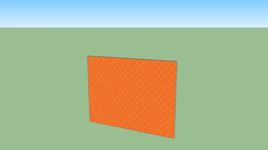 wallpaper damask orange