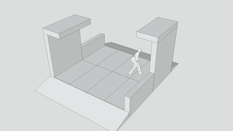 Platform with display