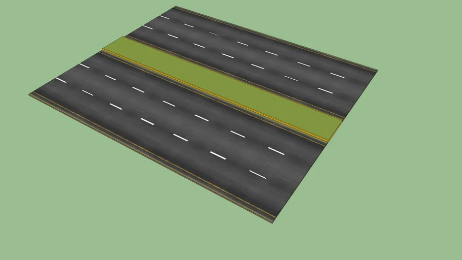 Highway_3_lines_Double / Autopista_Doble_3_Carriles