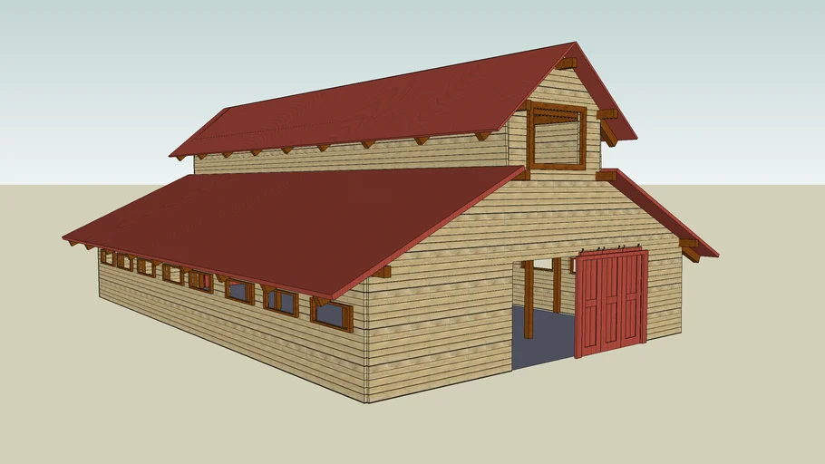 Barn House with Loft