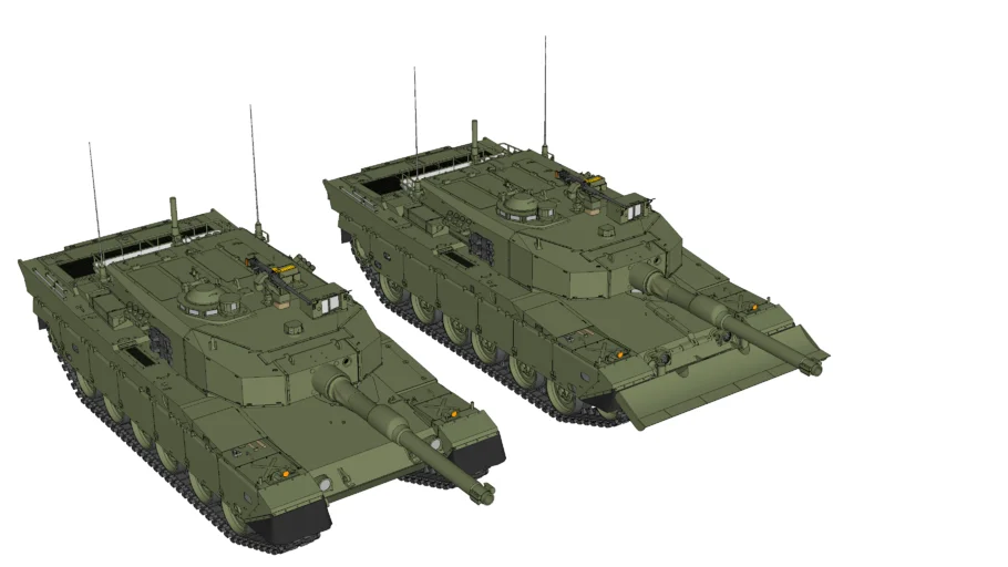 【War Thunder】TYPE 90 3D MODEL