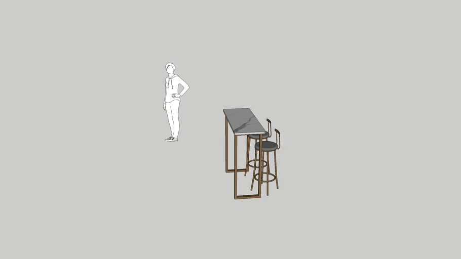 Bar table set