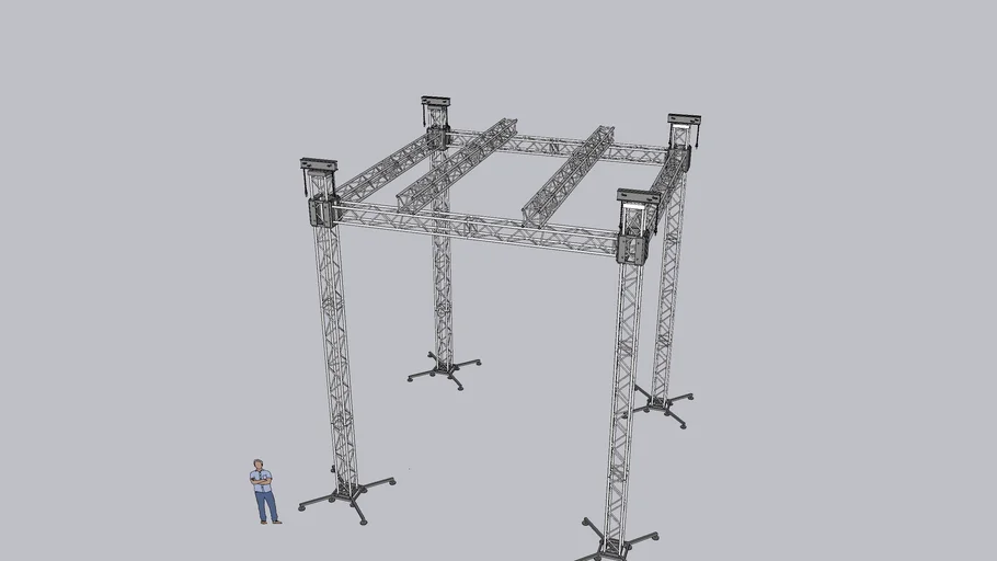 Truss Structure Half in company