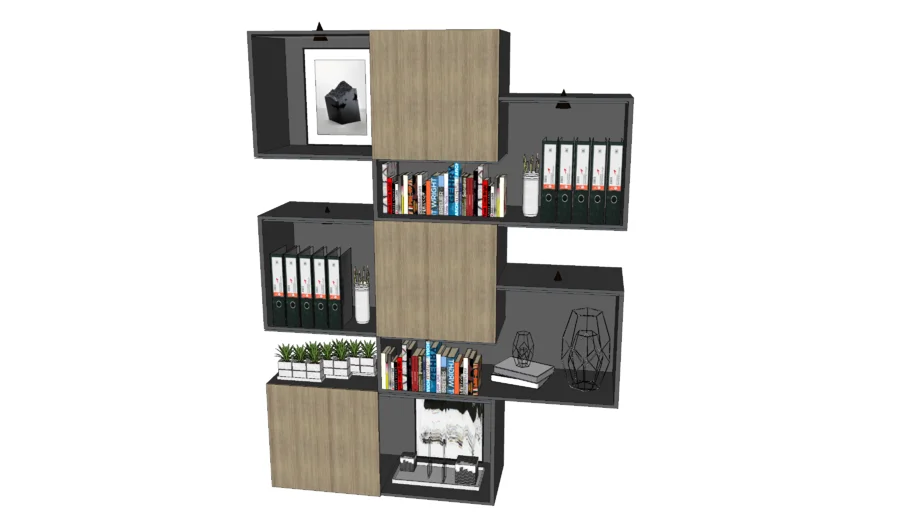 Modern Office Shelf