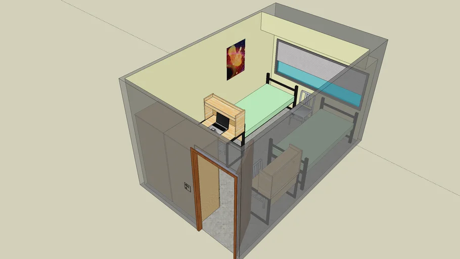 Drexel University Race Street Dorm Room 411 A