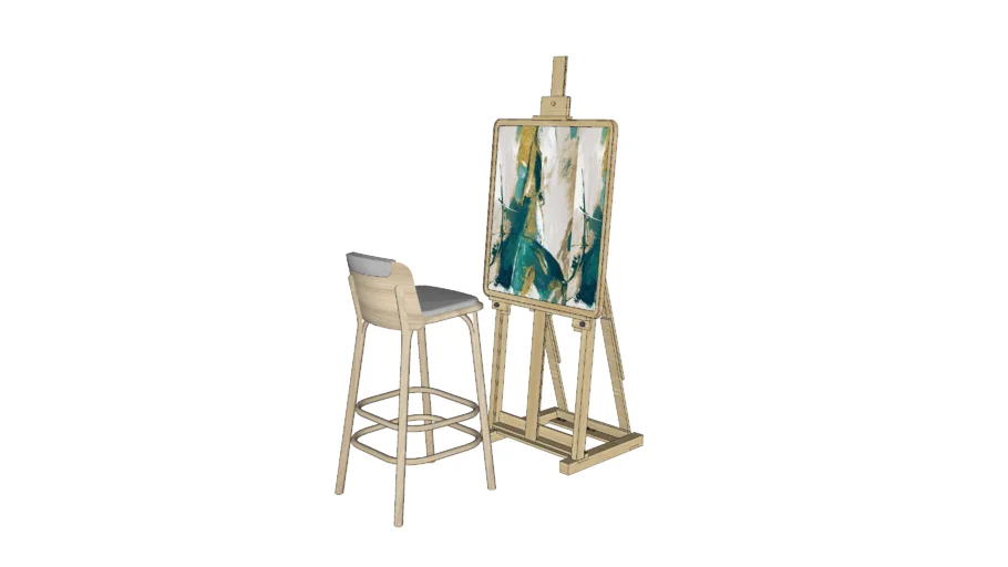 Sketchboard and easel www.1skp.com