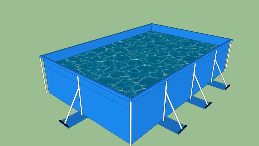Alberca Piscina Rectangular armable