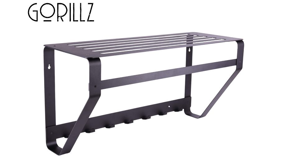 Gorillz Iron Seven Wall Coat Rack- Black