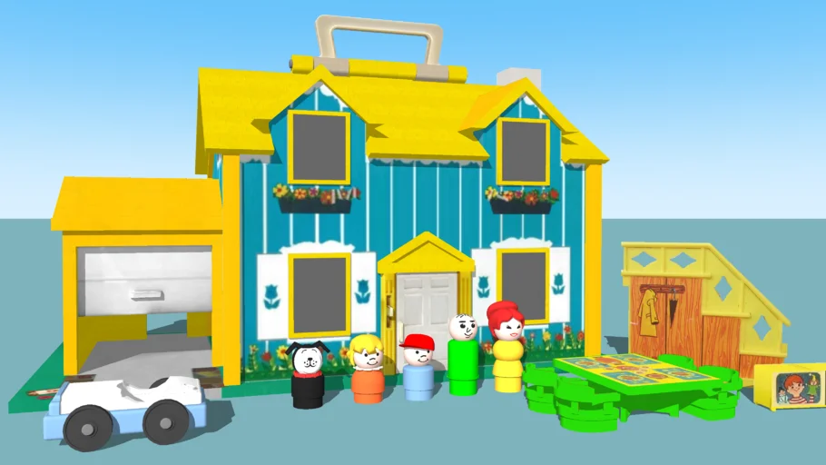 FISHER PRICE play family house