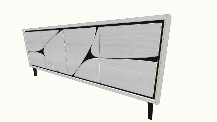 Buffet 4 portes battantes chêne FRANCE MOBILIER DE FRANCE