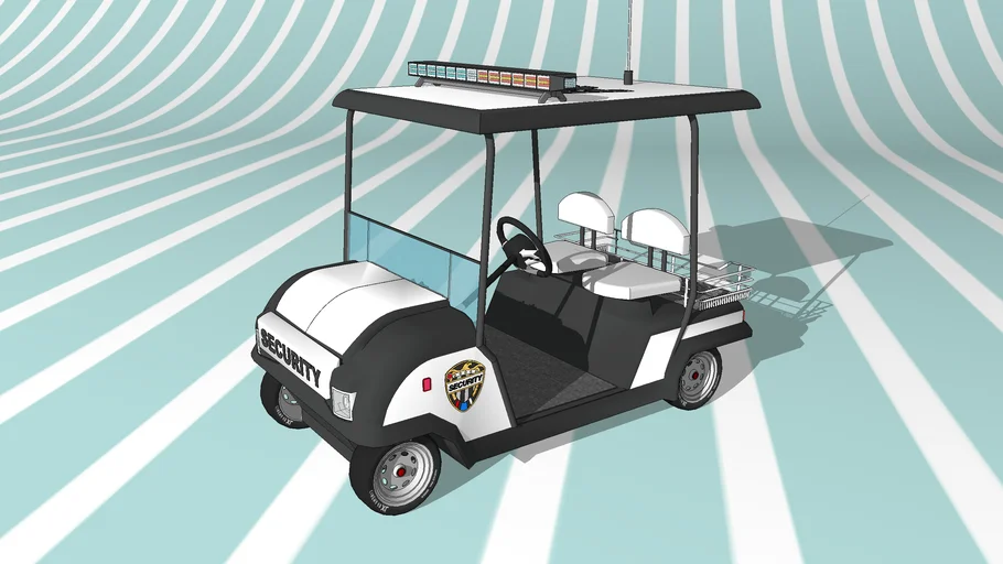 SECURITY GOLF CART