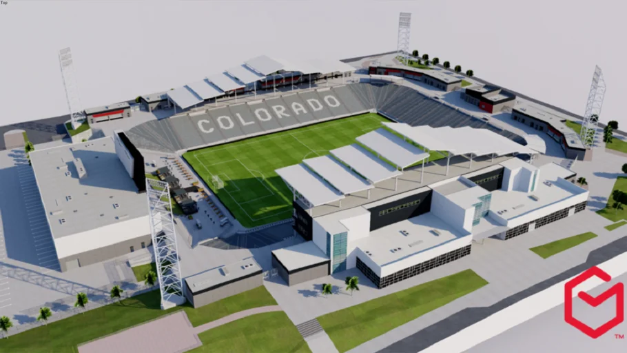 Dicks Sporting Goods Park - Colorado Rapids Stadium 3D model