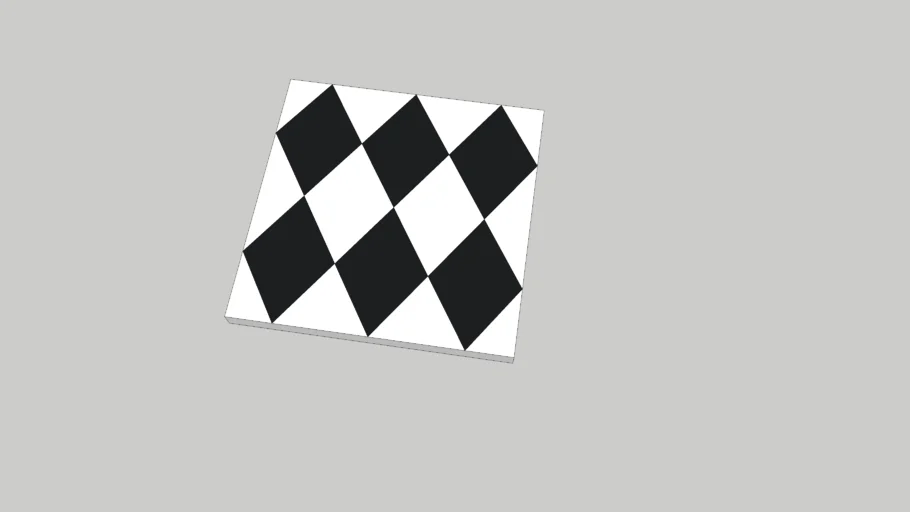 IKEA Mallsten outdoor tile checkerboard print