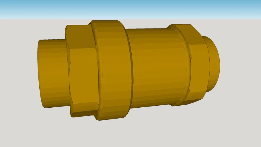 127141 m08 AUTOFLOW - Compact automatic flow rate regulator | 3D Warehouse