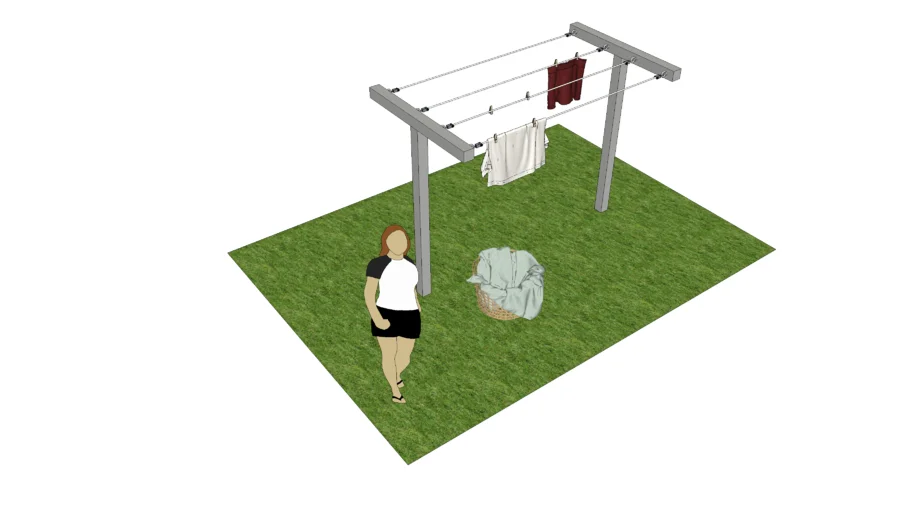 Clothes line/ Tendedero de ropa / Varal de roupas