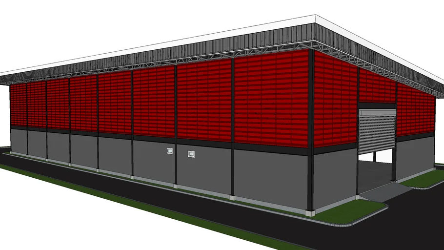 โรงงานขนาด40x20m