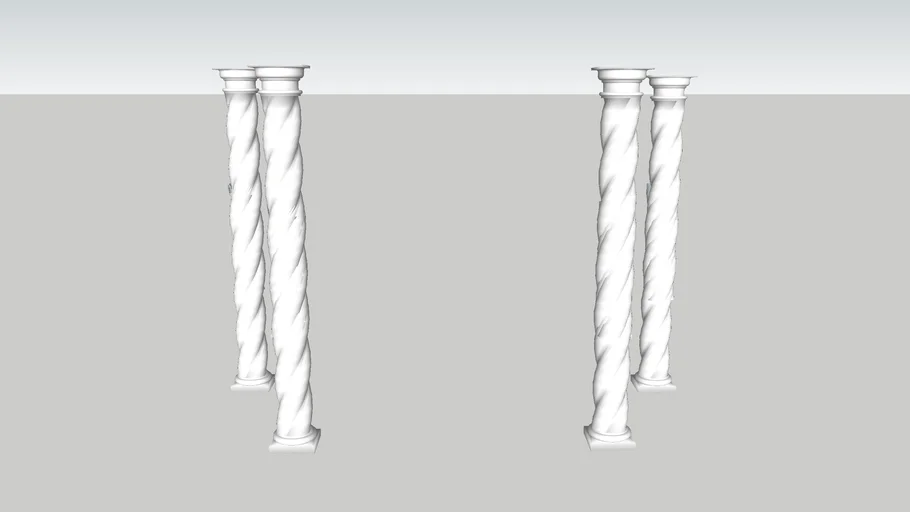 Six Spiral Columns