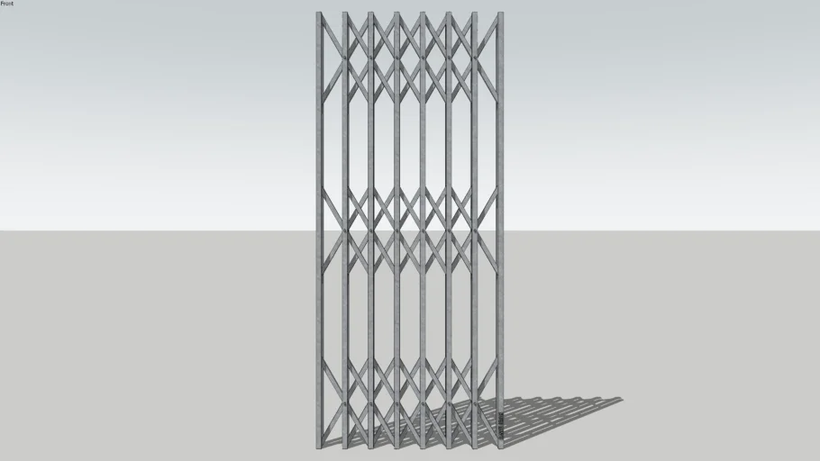 Antique Sliding Shutter Grille