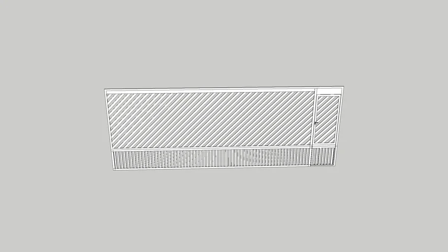 portão de aluminio