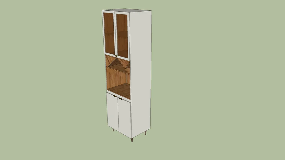 Cozinha Henn - Essência - Torre Quente 01 Forno 2305x700x510