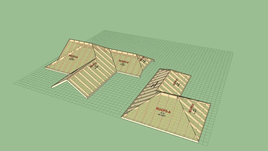 Complex Roof - Rafter Framing | 3D Warehouse