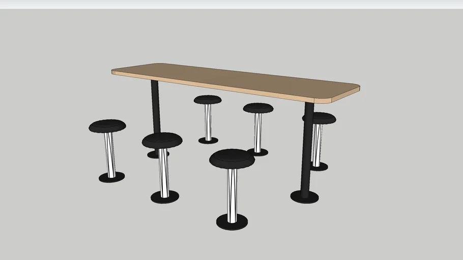 McDonald's Table & Chairs (McD table)