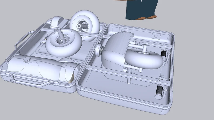 mazda suitcase car folded 50