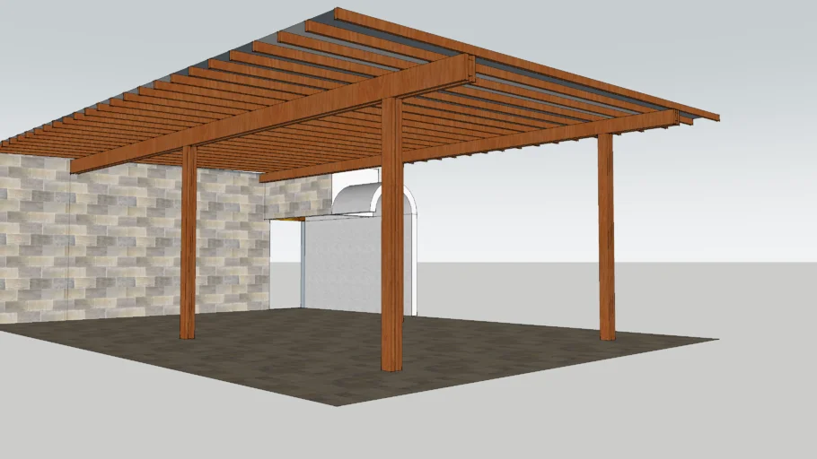 pergola + policarbonato