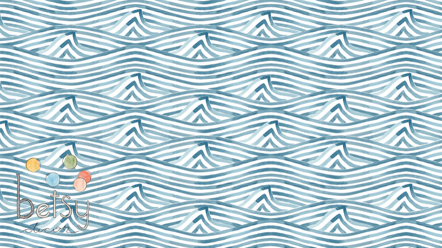 Ondas Papel de Parede - Betsy Decor
