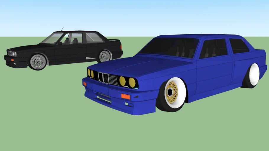 BMW 325 chop roof & wide back fenders
