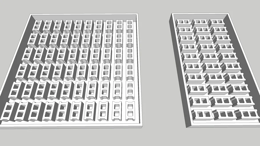 scaled cmu block 1:20 or 3/4"