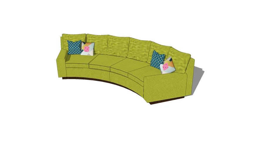 Curved contempary Sofa