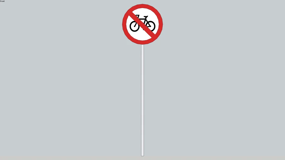 SR - Prohibida Circulación de Bicicletas