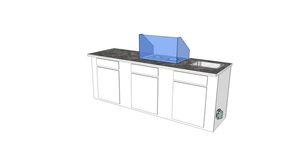 Cupboard, Long, Finished and Equipped