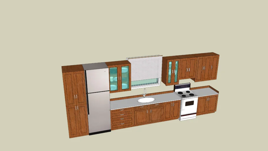 Simple basic kitchen | 3D Warehouse