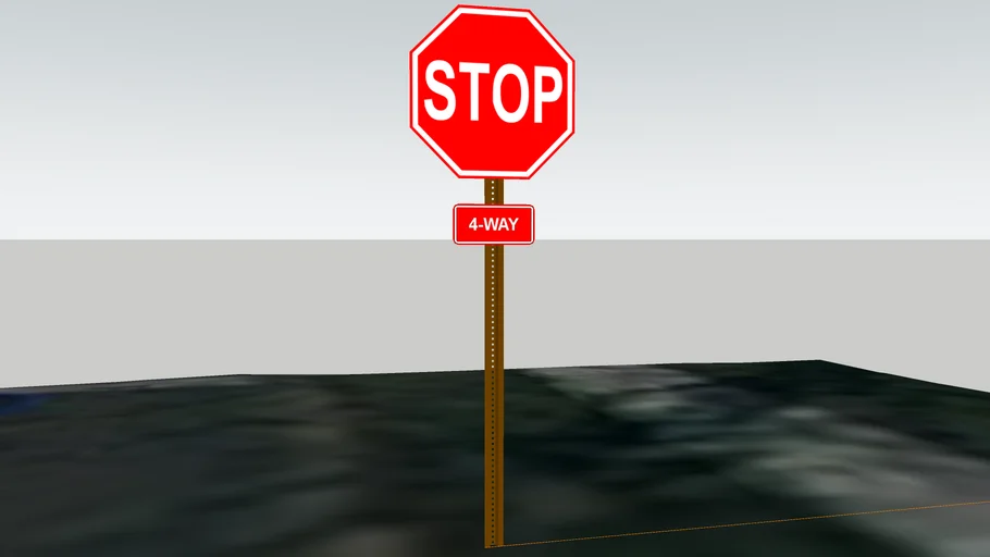 Stop Sign | 3D Warehouse