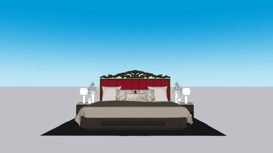 traditional indian bed by tript designs