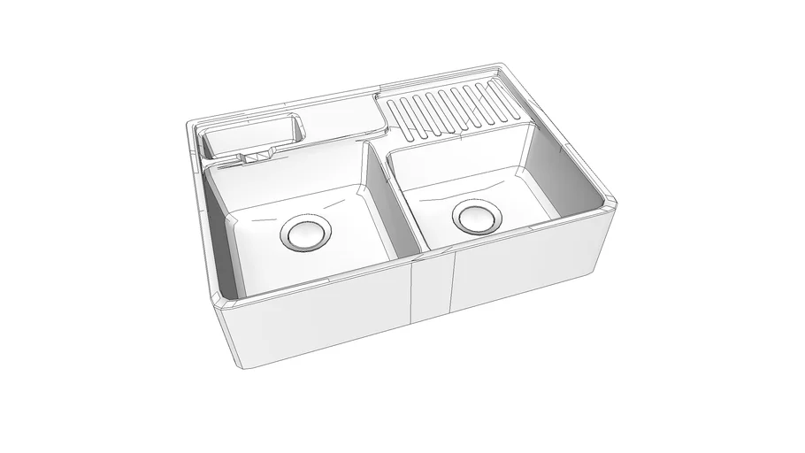 Villeroy Boch Double Bowl Sink