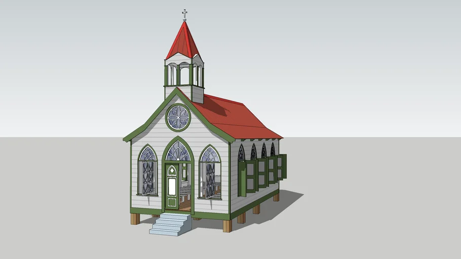 Suriname, Burnside, r.c. church