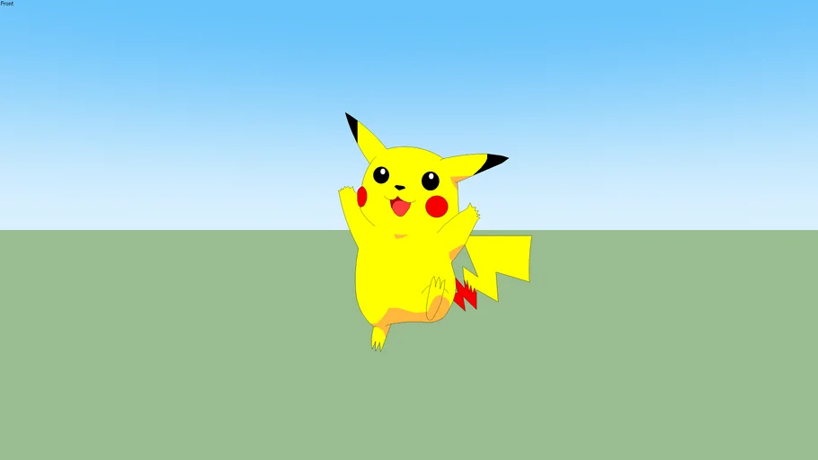 2d Pikachu | 3D Warehouse