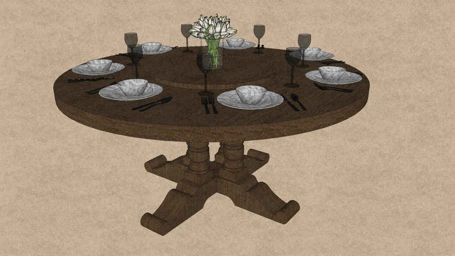 Round Dining Table