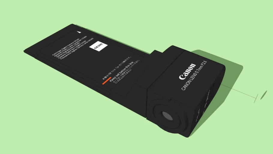 Canon Digital Camera Card CE300 1995Japan - Model - 3D Warehouse