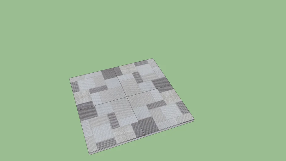 GeoCeramica Canvas Bouclé Patchwork